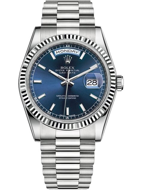 rolex day date 36 blue|Rolex Day-Date 36 president.